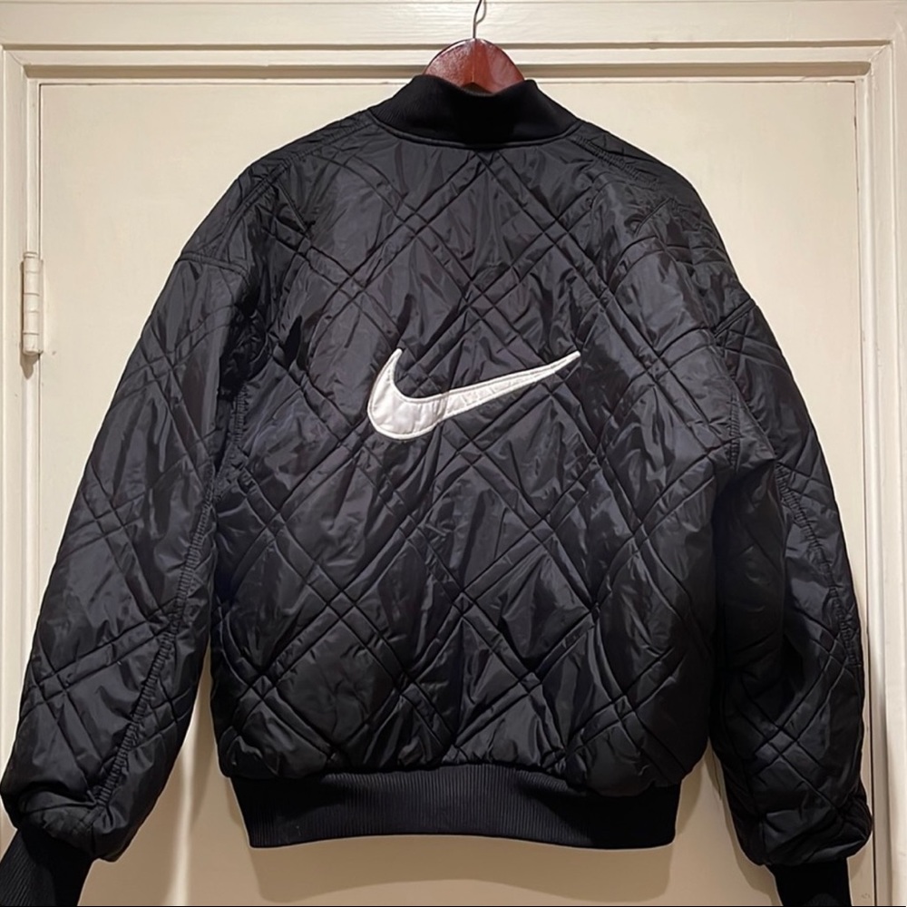 Nike Reversible Bomber Jacket Vintage Quilted
